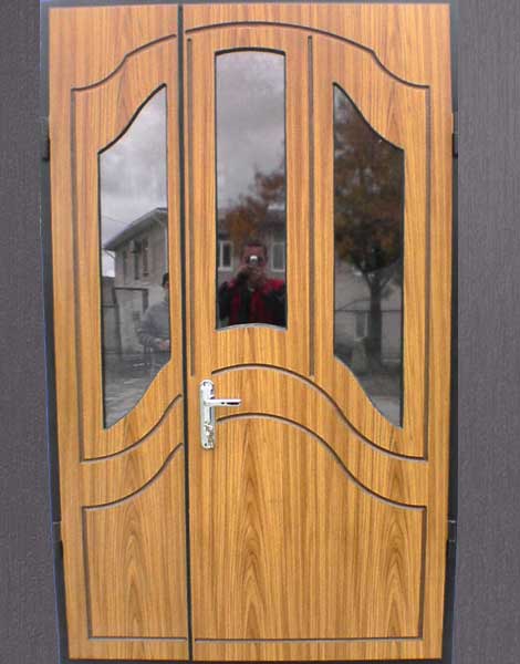 Дверь панелированная со стеклопакетами